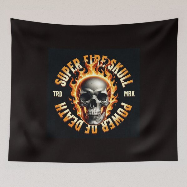 Item preview, Burning Skull Circle Artwork designed and sold by WAKYSHOP.
