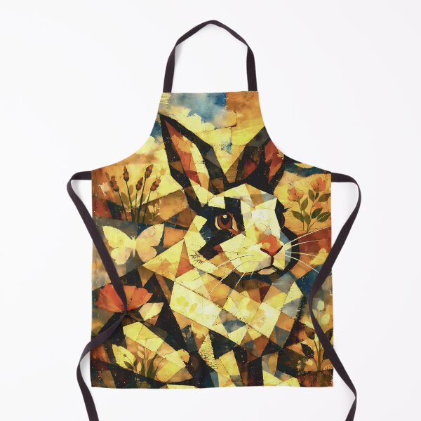 Item preview, Collage Cubist Rabbit designed and sold by Cathedral of Curiosity.