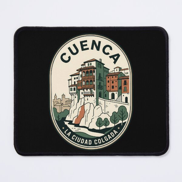 Item preview, Cuenca Spain Hanging Houses Vintage Travel Emblem designed and sold by k3rstman1.