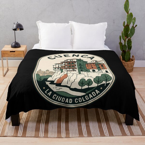 Item preview, Cuenca Spain Hanging Houses Vintage Travel Emblem designed and sold by k3rstman1.