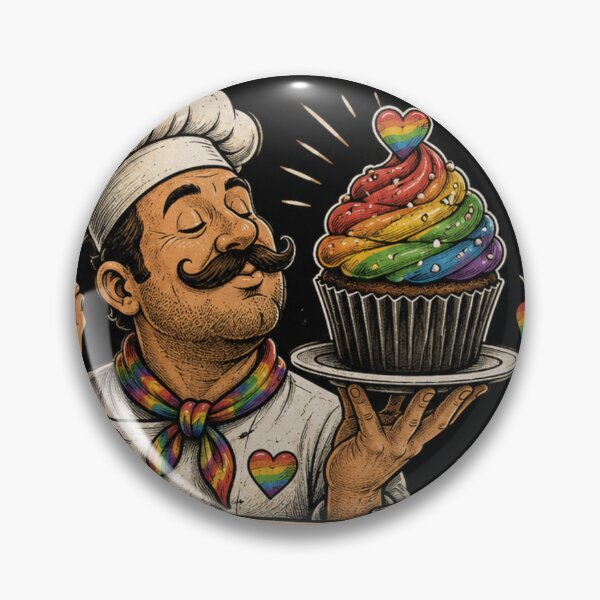 Item preview, Bake Love Serve Pride Chef designed and sold by Meandmyshop.