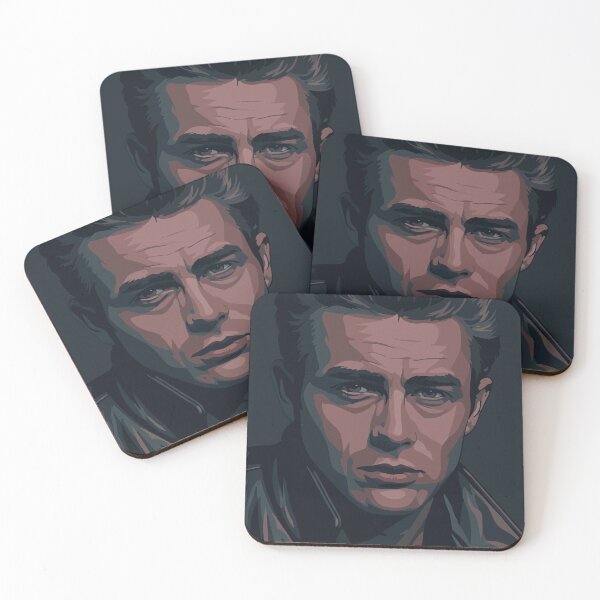 Item preview, James Dean Red Portrait designed and sold by tigrootiger.