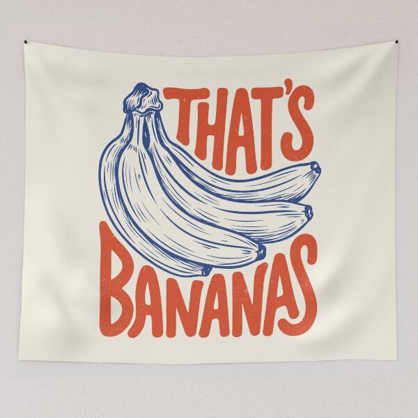 Item preview, That's Bananas Funny Retro Fruit Aesthetic Foodie    designed and sold by Y-Vibes.