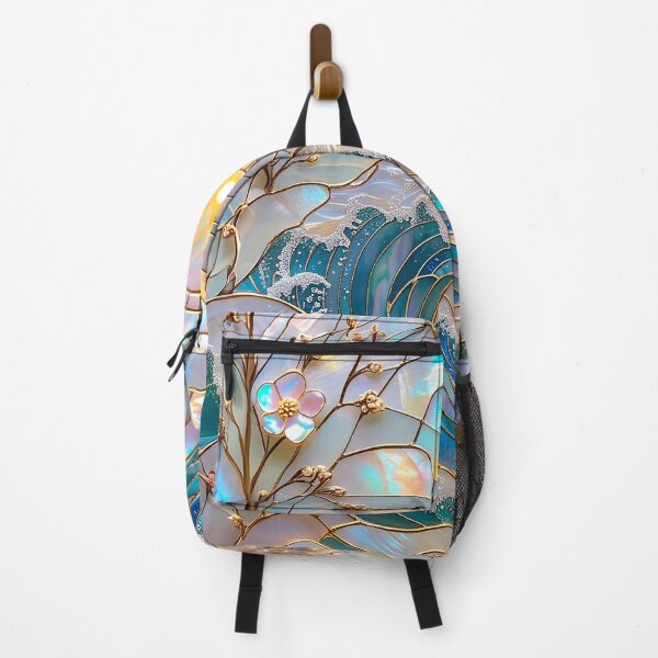 Item preview, Sun Rise and Wave Stained Glass Inspired Graphic Design designed and sold by caseluv.