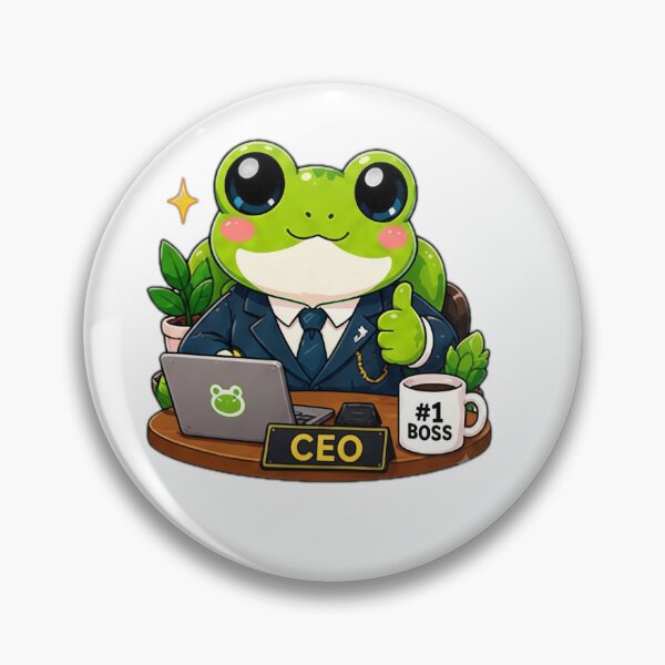 Item preview, CEO Frog Success Boss designed and sold by DailyDoodlesBySumbul.