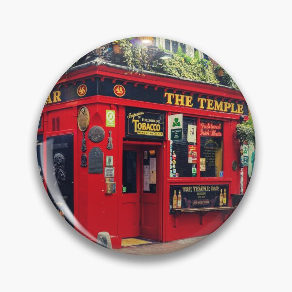 Artikelvorschau, Dublin, Irland – Temple Bar Pub | Irische Bar-Wandkunst | Dublin-Stadtbild entworfen und verkauft von DigitalChickHub.