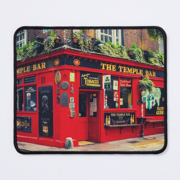 Item preview, Dublin Ireland Temple Bar Pub | Irish Bar Wall Art | Dublin City Print designed and sold by DigitalChickHub.