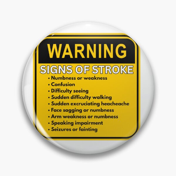Item preview, Warning Signs of Stroke - Sign designed and sold by MayaCordalia.