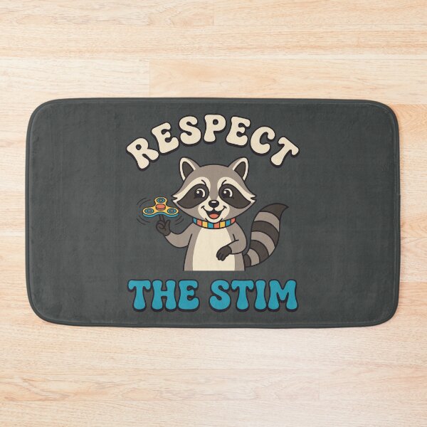 Item preview, Funny Raccoon Respect The Stim Retro designed and sold by DigitalGlade.