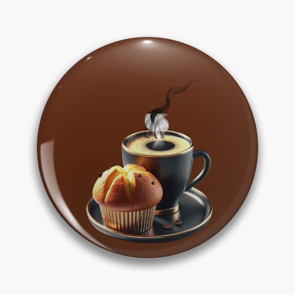 Item preview, Morning Coffee Cup and Muffin Breakfast Illustration designed and sold by A touch of creativity.