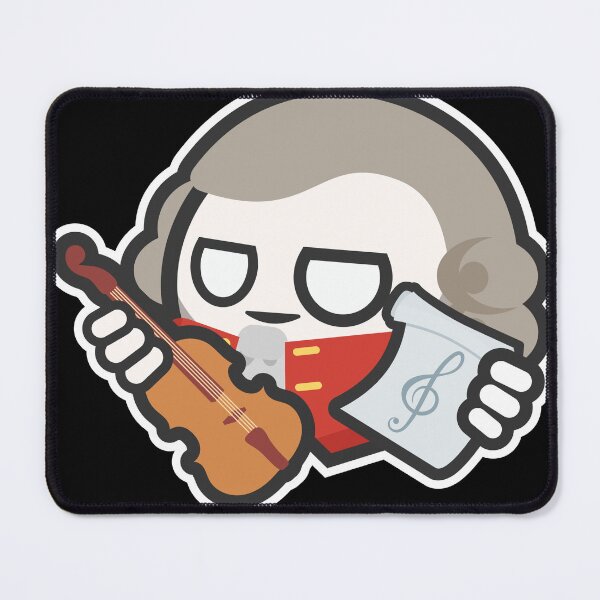 Item preview, Amadeus Mozart Violin Cartoon Character designed and sold by Torket-y.