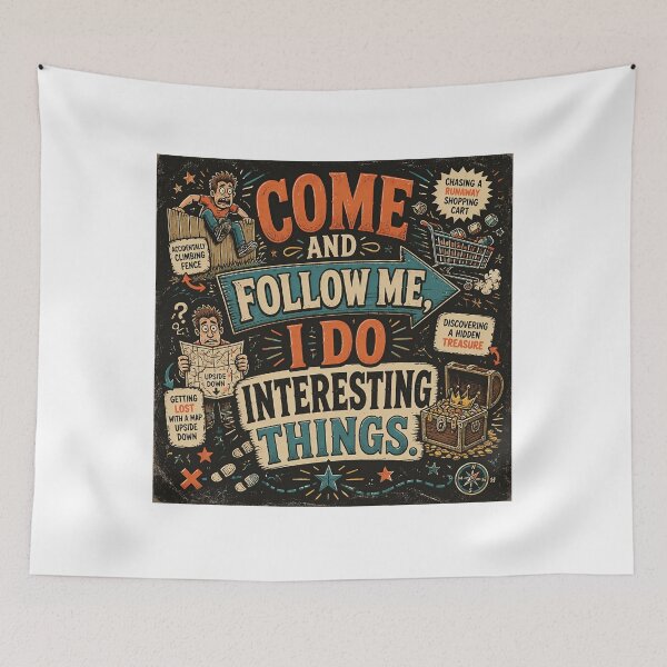 Item preview, Come and follow me , i do interesting things. designed and sold by Designfs.