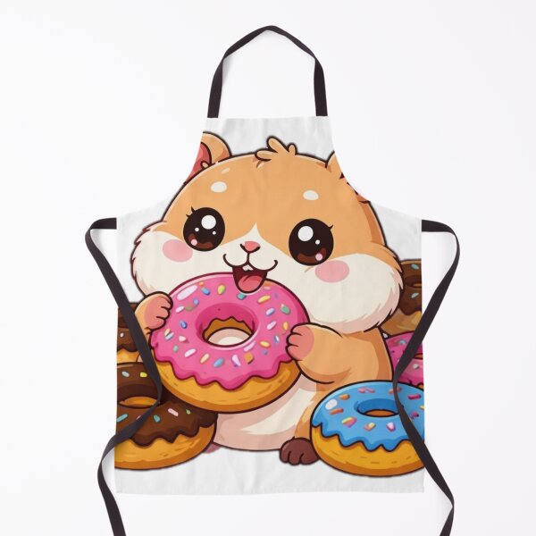 Item preview, Donut Lover Hamster designed and sold by DailyDoodlesBySumbul.