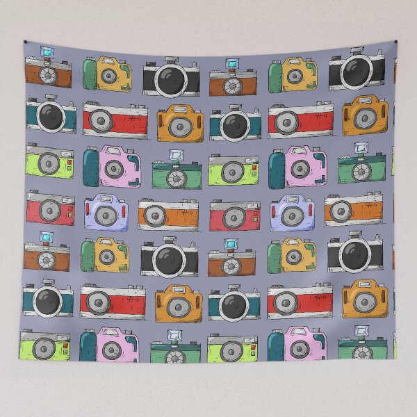 Item preview, Pop Art Vintage Cameras designed and sold by The Painted Lamb.
