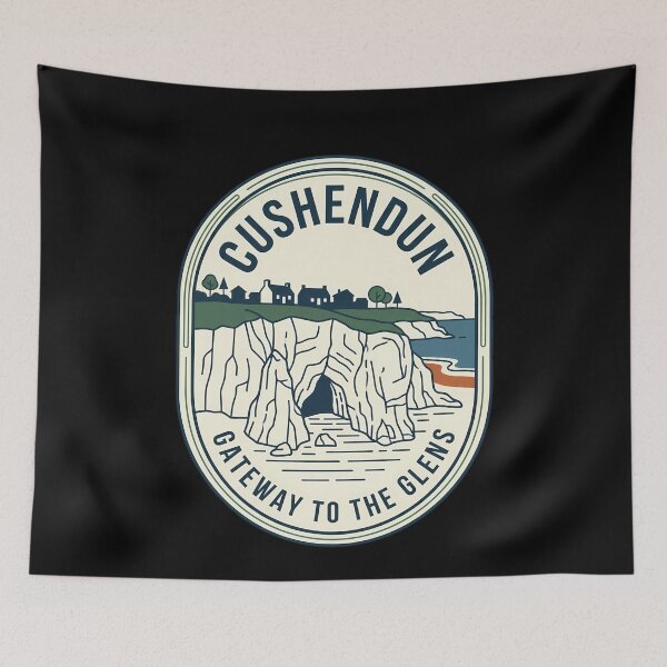Item preview, Cushendun Northern Ireland Vintage Travel Emblem designed and sold by k3rstman1.
