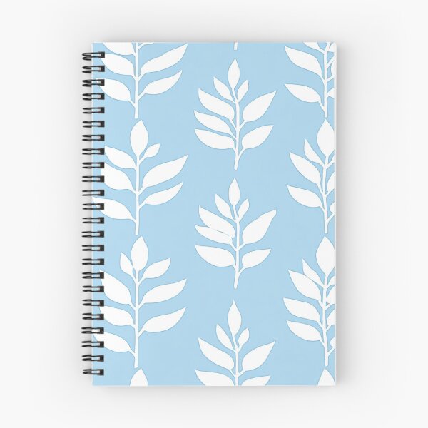Item preview, Serene Sky Leaf: Minimalist Botanical Pattern designed and sold by LiveLearnCreate.