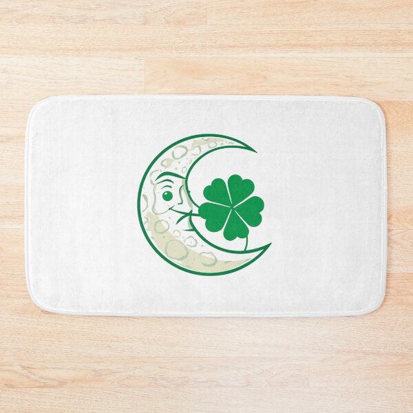 Item preview, Moon & four-leaf clover  designed and sold by Lucky 777.