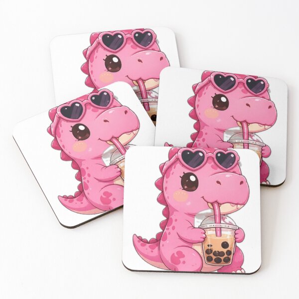Item preview, Bubble Tea Dino Princess designed and sold by DailyDoodlesBySumbul.