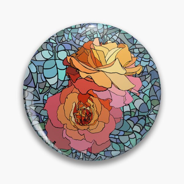 Item preview, Stained Glass Roses designed and sold by The Painted Lamb.