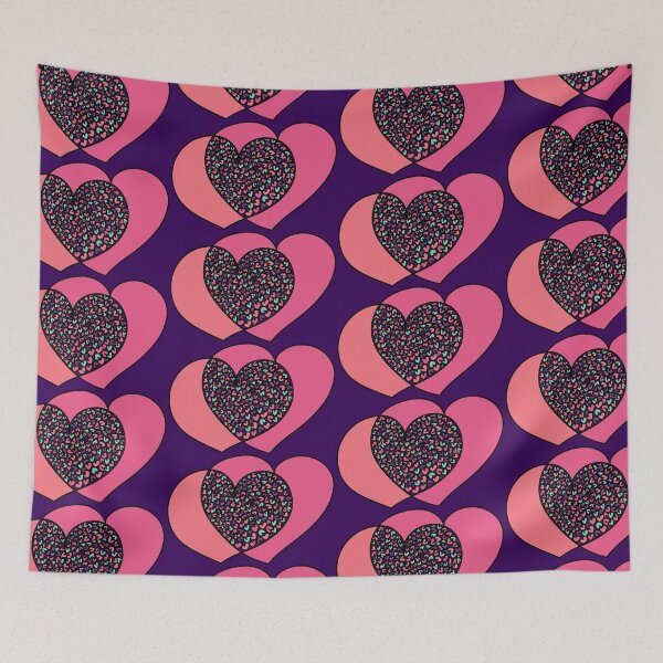 Item preview, Hearts Doodle 90s Vibe designed and sold by French Papyrus Studio.