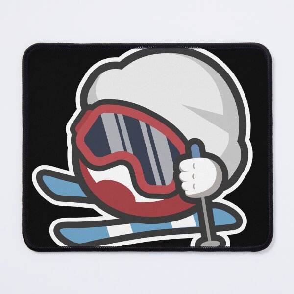 Item preview, Austrian Alps Skier Winter Sports Cartoon designed and sold by Torket-y.