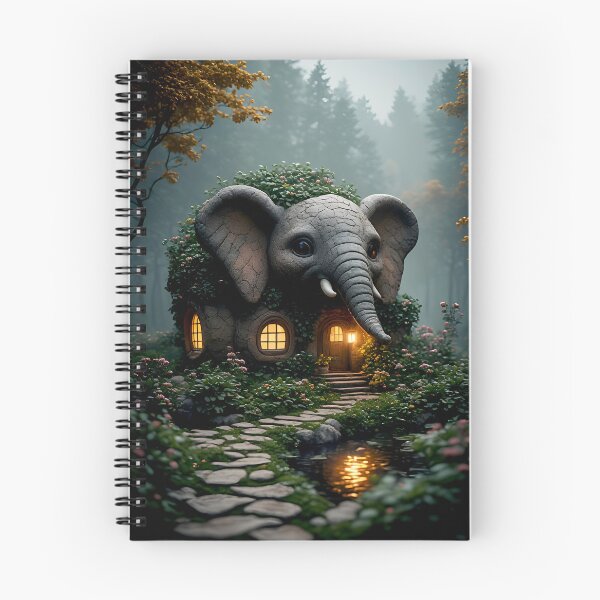 Item preview, Fairytale Elephant Forest House designed and sold by Vhelir-Art.