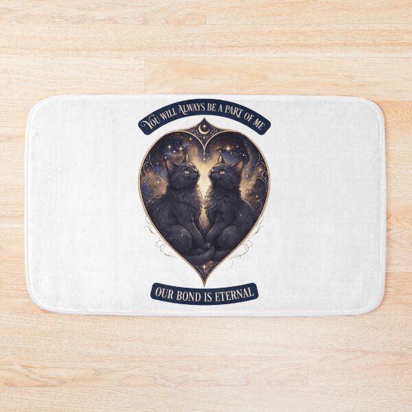 Item preview, You Will Always Be A Part Of Me – Eternal Bond Black Cat Memorial Art designed and sold by Fatomfatom.