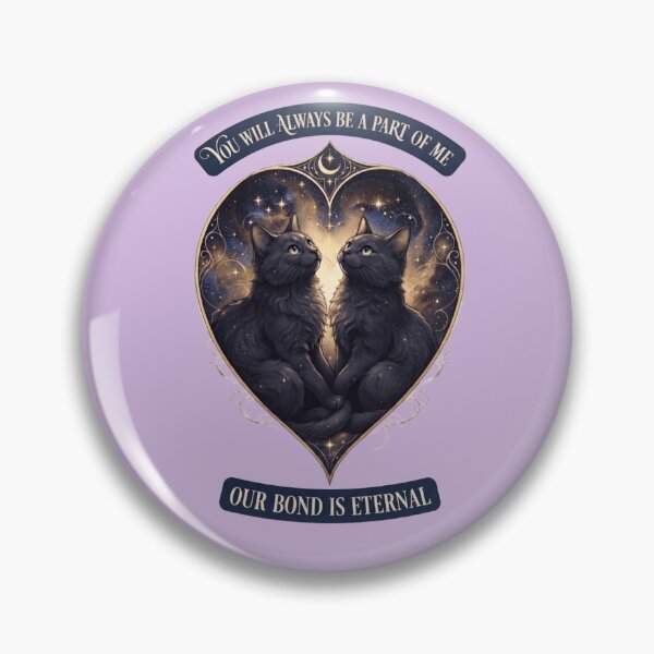 Item preview, You Will Always Be A Part Of Me – Eternal Bond Black Cat Memorial Art designed and sold by Fatomfatom.