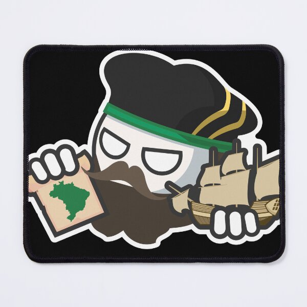 Item preview, Portuguese Explorer of Brazil Cartoon Character designed and sold by Torket-y.