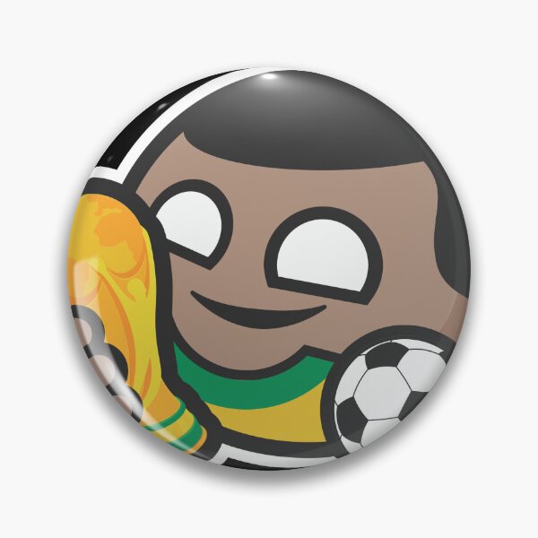 Item preview, Brazilian Soccer Player with World Cup Trophy Cartoon designed and sold by Torket-y.