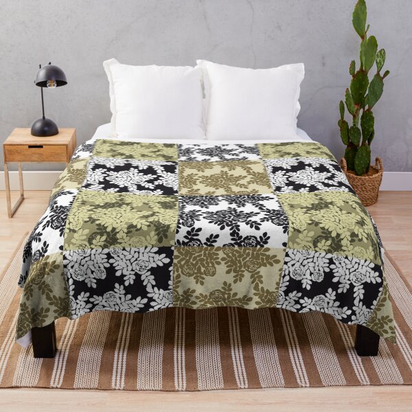 Item preview, Country Flower Quilt designed and sold by TheMadTeaParty.
