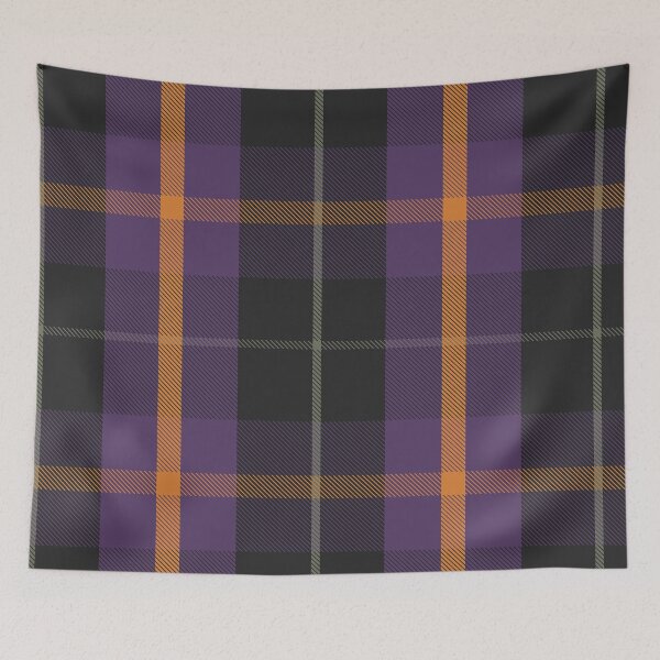Item preview, Purple Orange Halloween Plaid Pattern designed and sold by tastodesign.