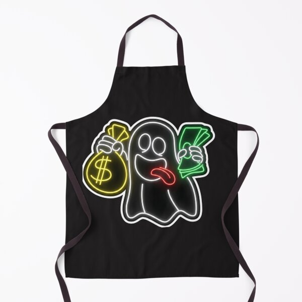 Item preview, Neon Money Ghost - Rich Cartoon Spirit Glowing Art designed and sold by alalame.