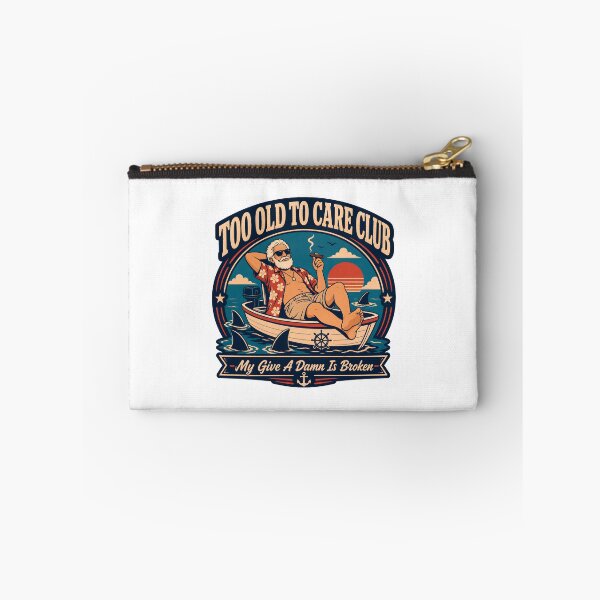 Item preview, Too Old to Care Club Funny Retirement Humor designed and sold by SiskinArt.