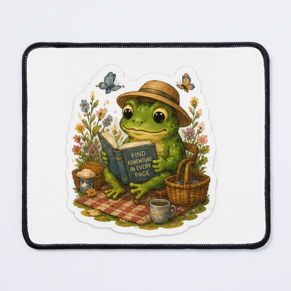 Item preview, Find Adventures In Every Page Frog designed and sold by AtlasPixel.