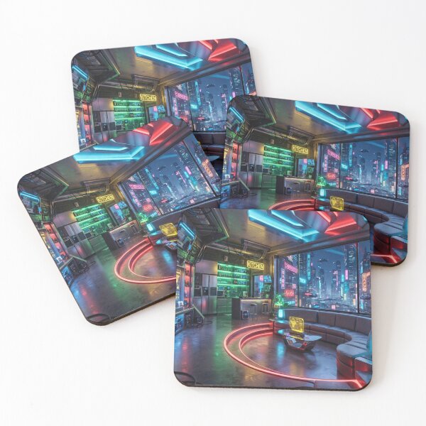 Item preview, Neon Pulse: Sanctuary of the Grid designed and sold by RavenCrow444.