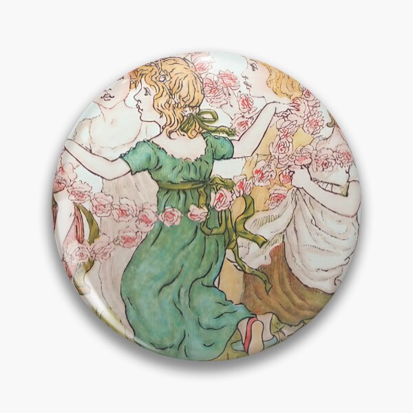 Item preview, Vintage Rose Garland Dance designed and sold by NymphdecoStudio.