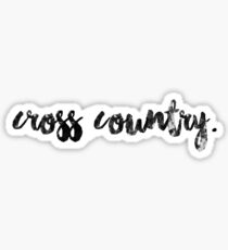 cross country Sticker