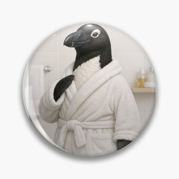 Item preview, Cozy Bathrobe Great Auk designed and sold by Sillytoe.