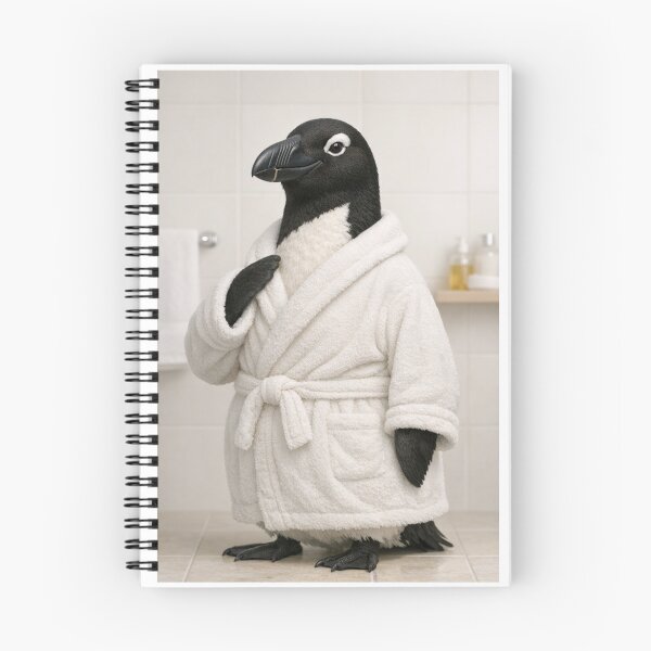 Item preview, Cozy Bathrobe Great Auk designed and sold by Sillytoe.