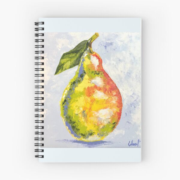 Item preview, POP ART PEAR | Original Oil Painting by Svetlana Shavrina | Contemporary Fruit Art designed and sold by BlueberrySwan.