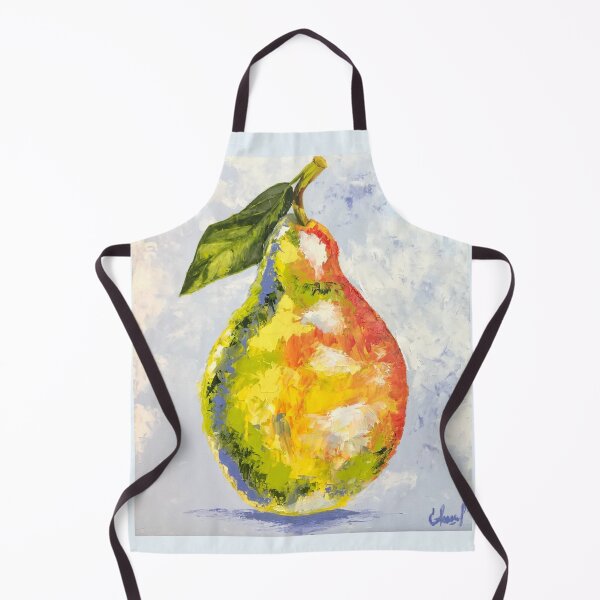 Item preview, POP ART PEAR | Original Oil Painting by Svetlana Shavrina | Contemporary Fruit Art designed and sold by BlueberrySwan.