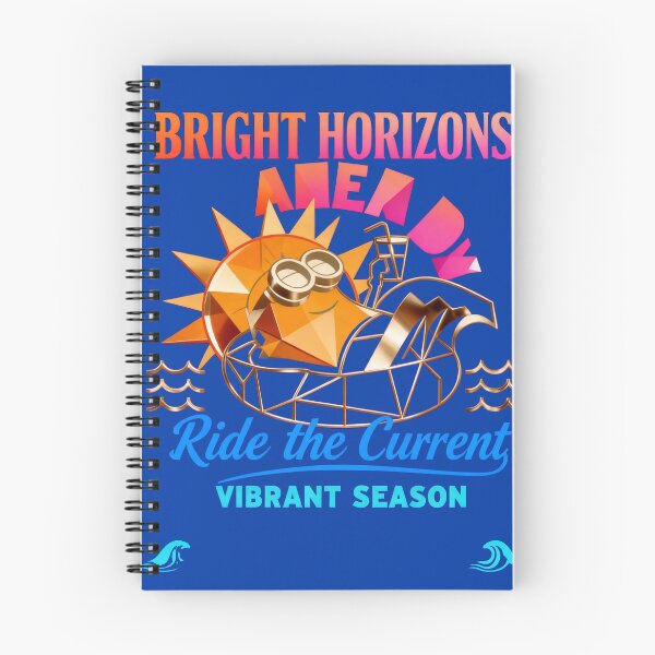 Item preview, Bright Horizons Ride The Current Summer Typography designed and sold by BLUESKY11a.