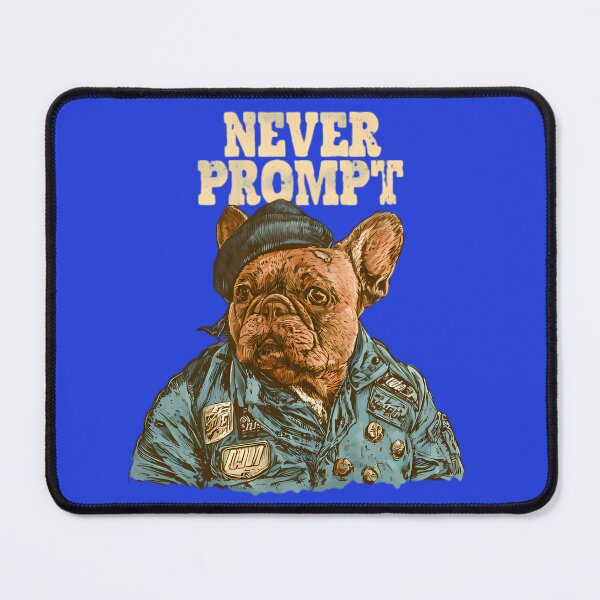 Item preview, NEVER PROMPT French Bulldog - Vintage Military Dog Streetwear Art designed and sold by Structure-Blue.