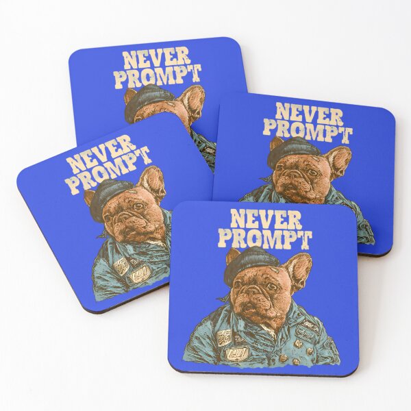 Item preview, NEVER PROMPT French Bulldog - Vintage Military Dog Streetwear Art designed and sold by Structure-Blue.