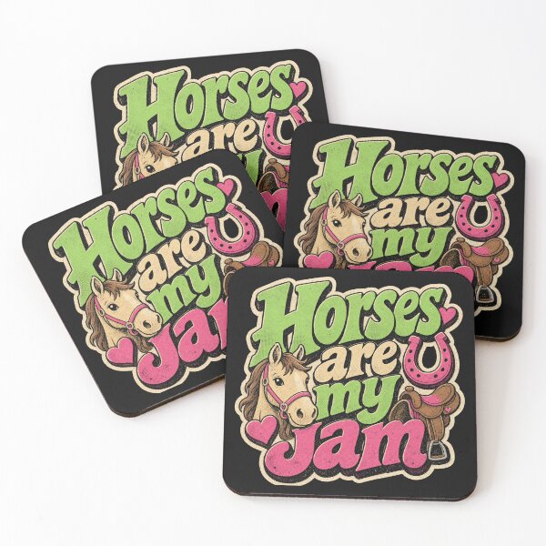 Item preview, Horses Are My Jam designed and sold by LeosCloset.
