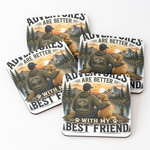 Item preview, Adventures Are Better With My Best Friend Dog Lover Vintage Shirt designed and sold by Masloshop.