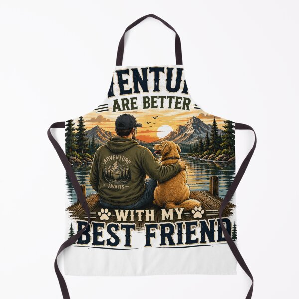 Item preview, Adventures Are Better With My Best Friend Dog Lover Vintage Shirt designed and sold by Masloshop.