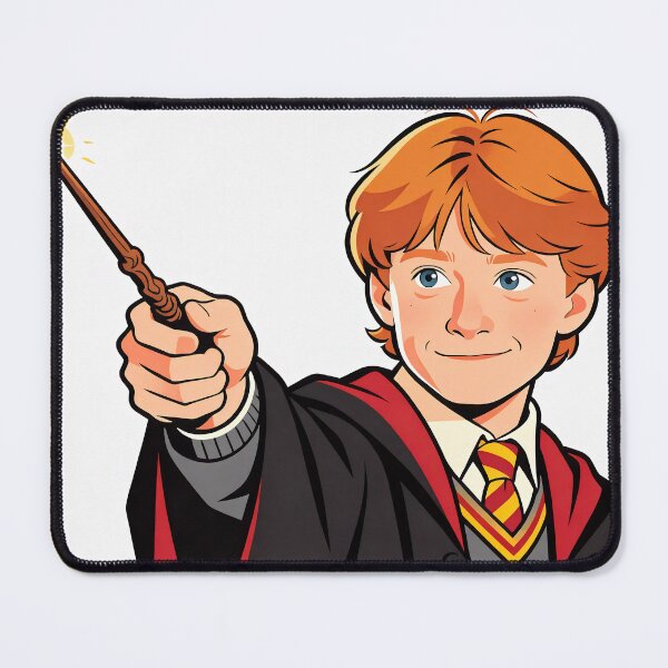 Item preview, Red-Haired Young Wizard | Fantasy Spellcaster | Magic Academy Illustration designed and sold by Ryan Seaba.