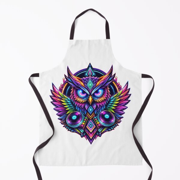 Item preview, Rave Owl Turntables designed and sold by syotos-ai.